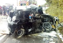 Homem é resgatado de carro incendiado na rodovia entre Blumenau e Pomerode