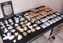Homem é preso com cerca de R$ 64 mil em droga, em Blumenau