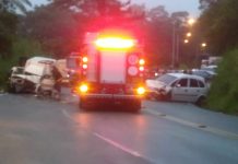 Acidente na serra entre Pomerode e Jaraguá do Sul deixa dois feridos