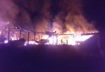 Bombeiros levam nove horas para controlar incêndio no Alto Vale