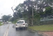 Acidente deixa parte da Itoupava Central sem energia elétrica