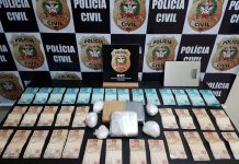 Polícia Civil encontra traficante e apreende mais de dois quilos de cocaína