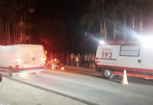 Mulher morre após ser atropelada na SC-421, em Pomerode