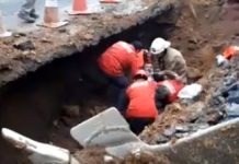 Trabalhador fica parcialmente soterrado em obra de Jaraguá do Sul