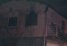 Incêndio destrói quase metade de casa na Itoupava Central