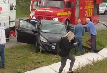 Bombeiros atualizam estado de saúde de envolvidos em acidente na BR-470, em Ilhota