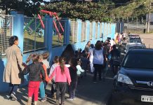 Fotos: Como foi o simulado de emergência nos CEIs de Blumenau