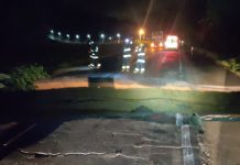 VÍDEO - Cratera é aberta na BR-470 após fortes chuvas e trecho em Indaial está interditado