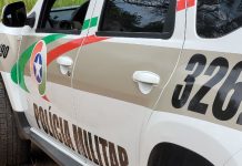 Casal embriagado discute e homem acaba preso por agredir mulher com soco em Pomerode