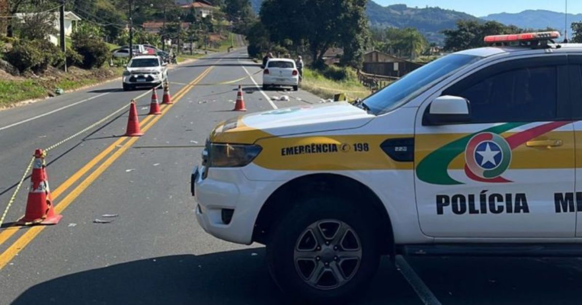 Idoso com problema de visão morre atropelado enquanto atravessava rodovia no sul catarinense
