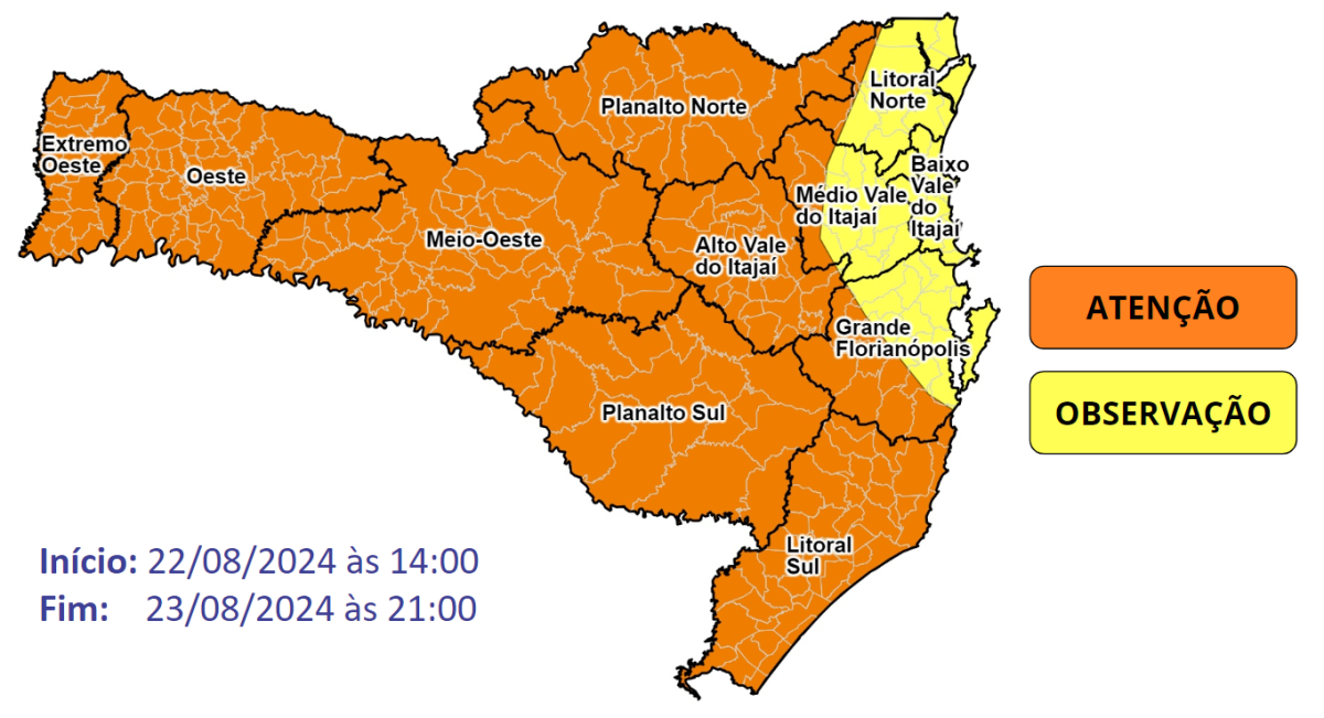 defesa civil temperatura