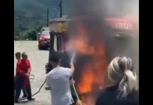 caminhão dos bombeiros