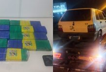 Perseguição policial em Blumenau termina com apreensão de drogas e suspeito preso