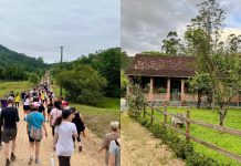 Caminhada da Rota do Imigrante
