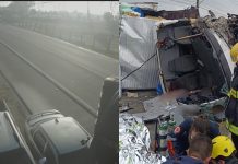 VIDEO – Câmera registra forte colisão entre caminhões na rodovida Jorge Lacerda, em Ilhota Acidente colisão Ilhota Jorge Lacerda